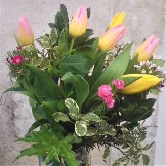Bouquet de Tulipes et Œillets de poète (moyen)