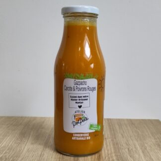 Gaspacho bio Carotte Poivrons Rouges