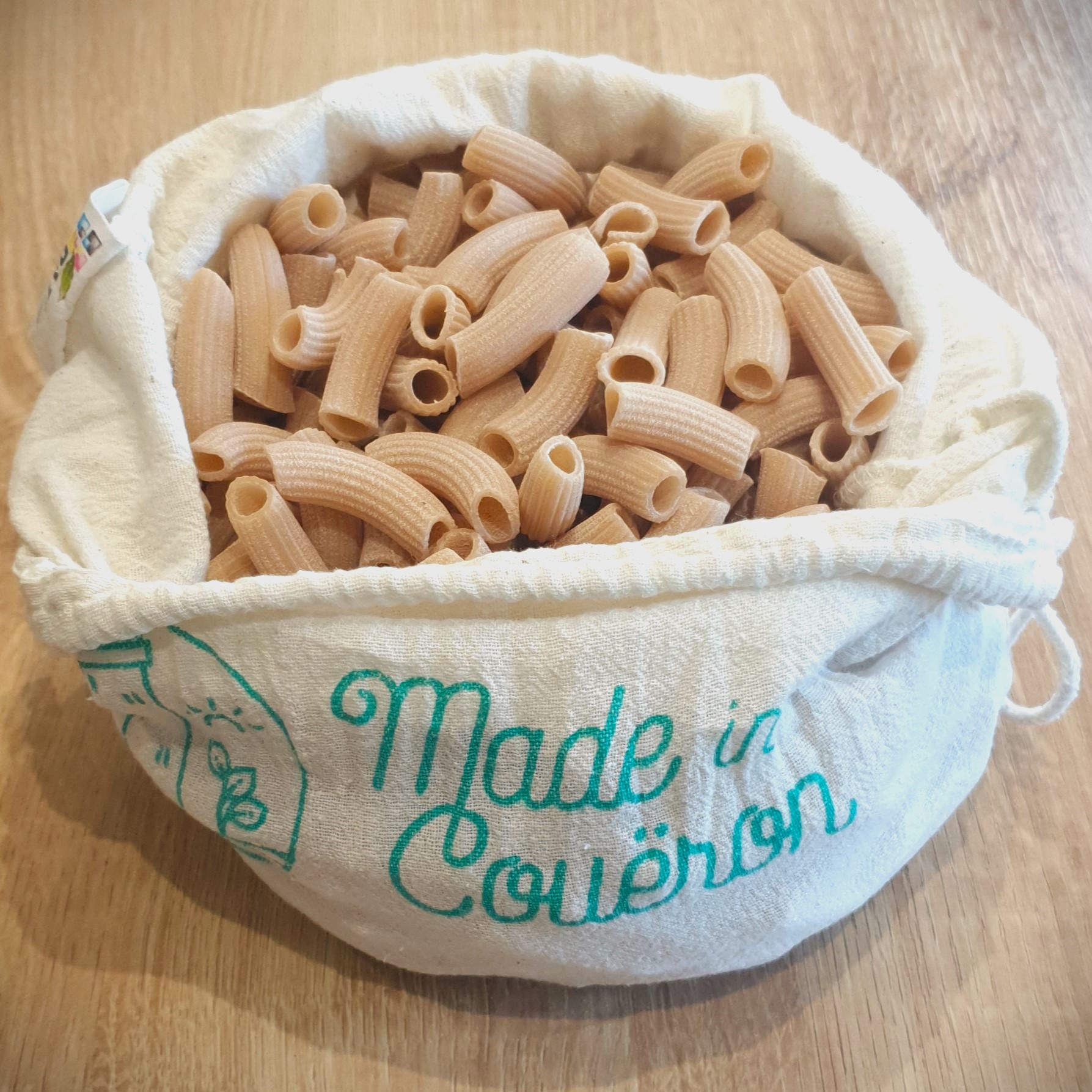 Pâtes nature type Rigatoni bio