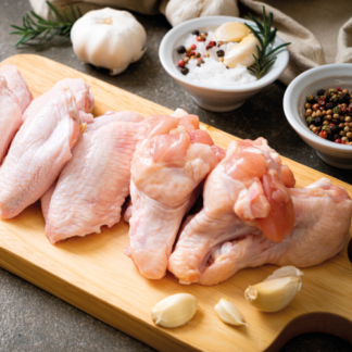 Ailes de poulet emballées sous vide