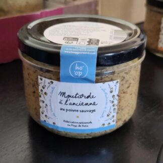 Moutarde à l'ancienne au poivre sauvage