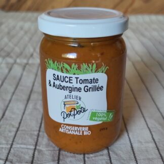 Sauce Tomates et Aubergines Grillées bio